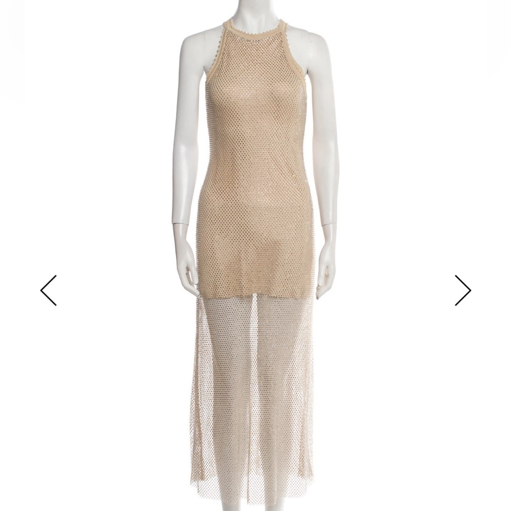 Sandro Crew Neck Mini Dress